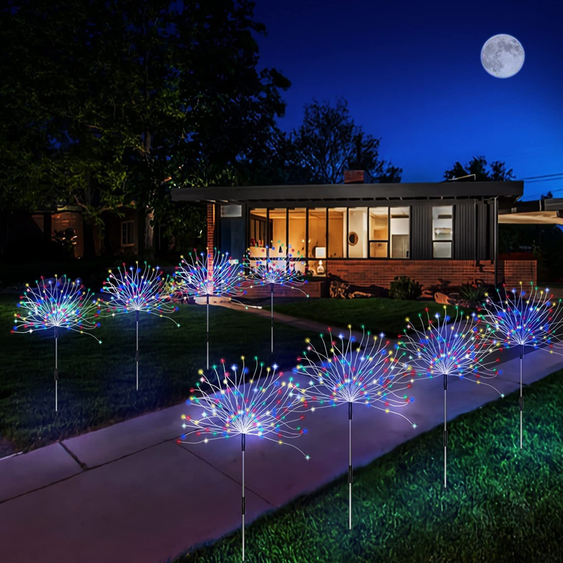 String Light Outdoor - Solar Firework Lights Outdoor Waterproof Lights