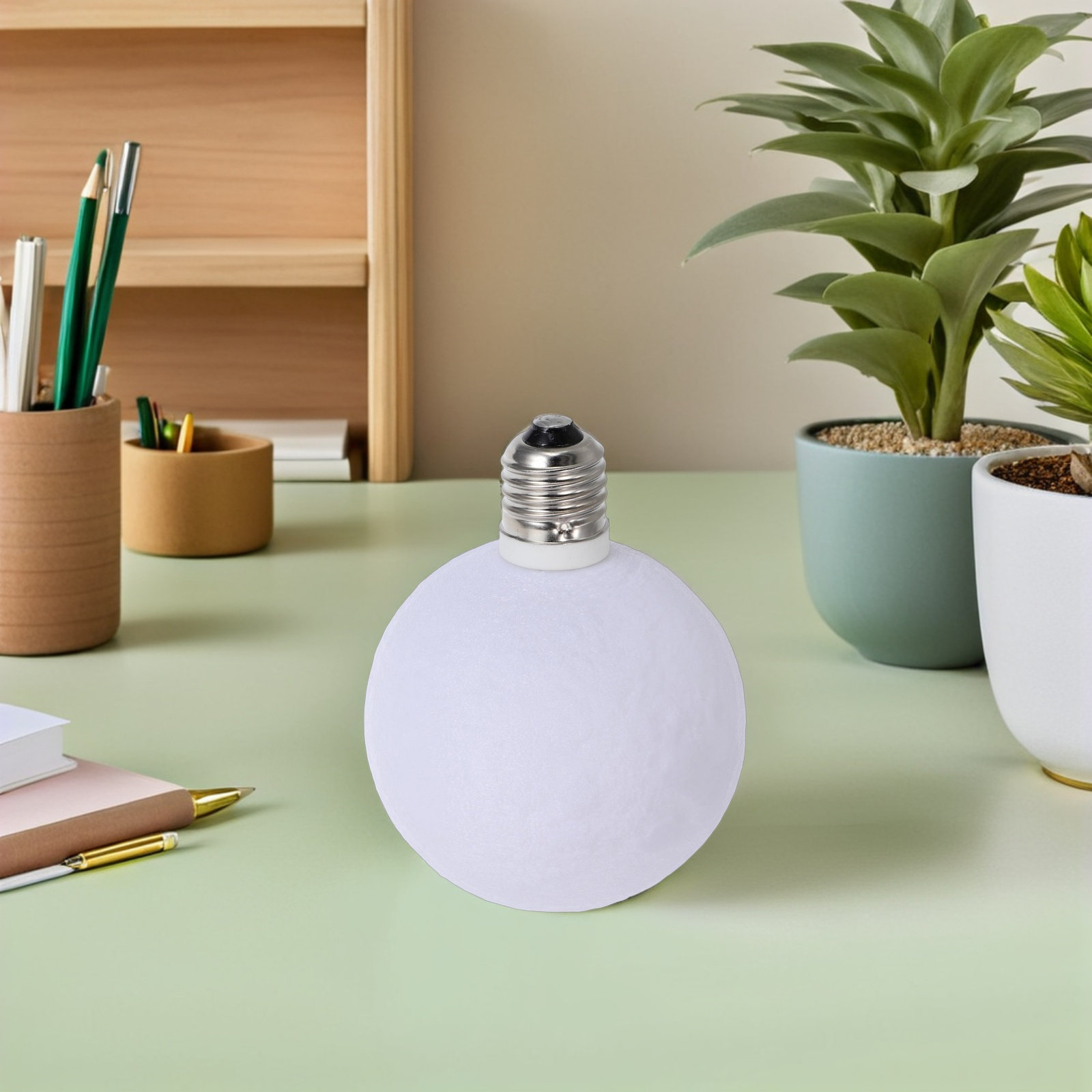 Lighting Decor Living Room - Modern Moon Shape Lamp 3D Printed