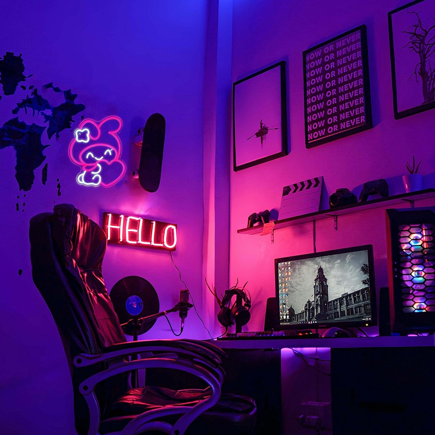 Anime Neon Sign Janpanese LED  - đánh giá và giá Lighting Decor Living Room