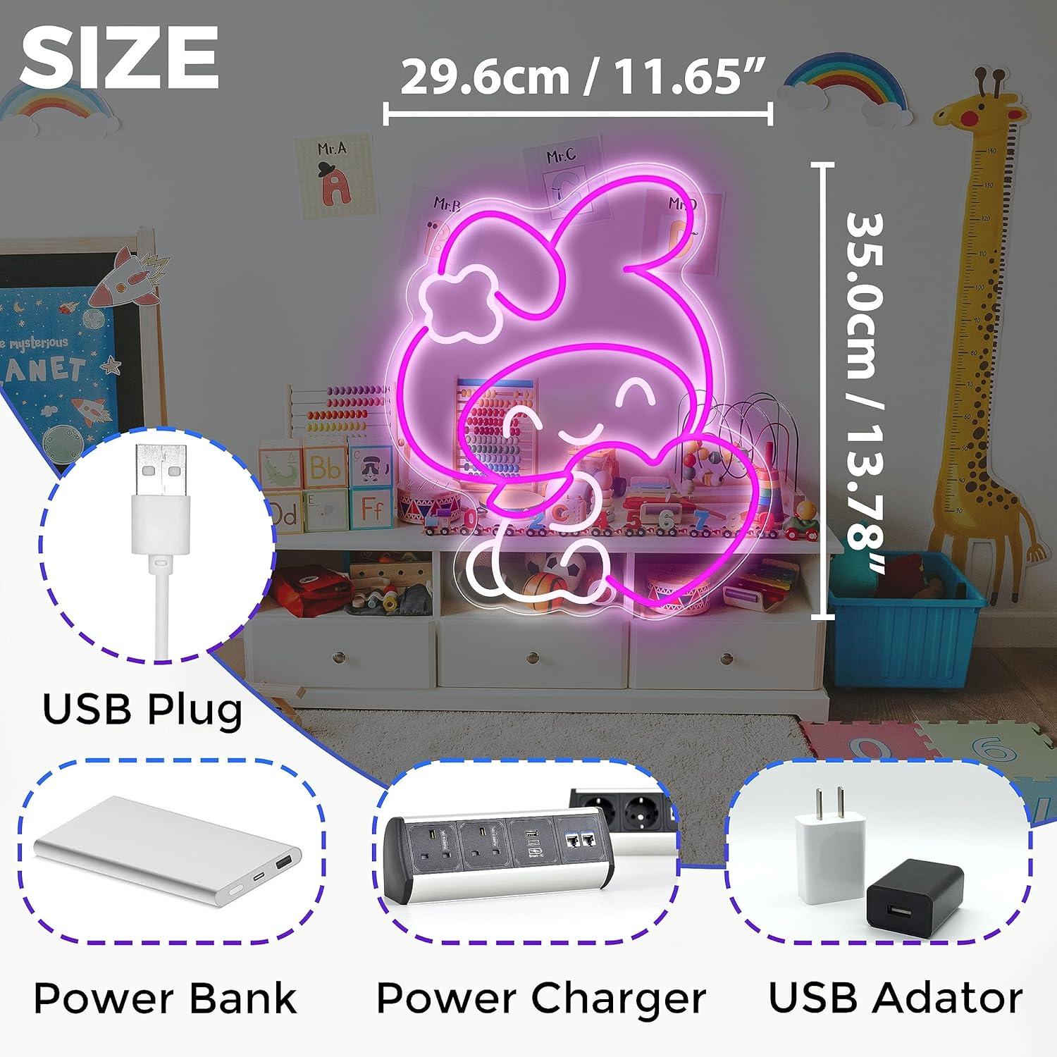 Anime Neon Sign Janpanese LED  - đánh giá và giá Lighting Decor Living Room