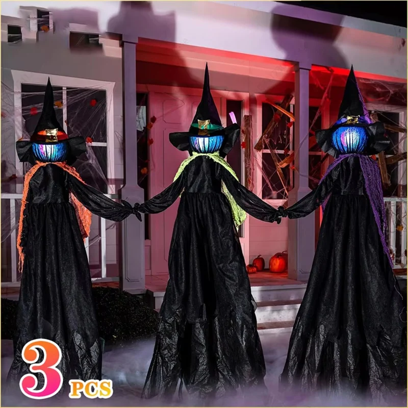 1PCSHalloween Colourful Glow H - đánh giá và giá Up Lighting Decor