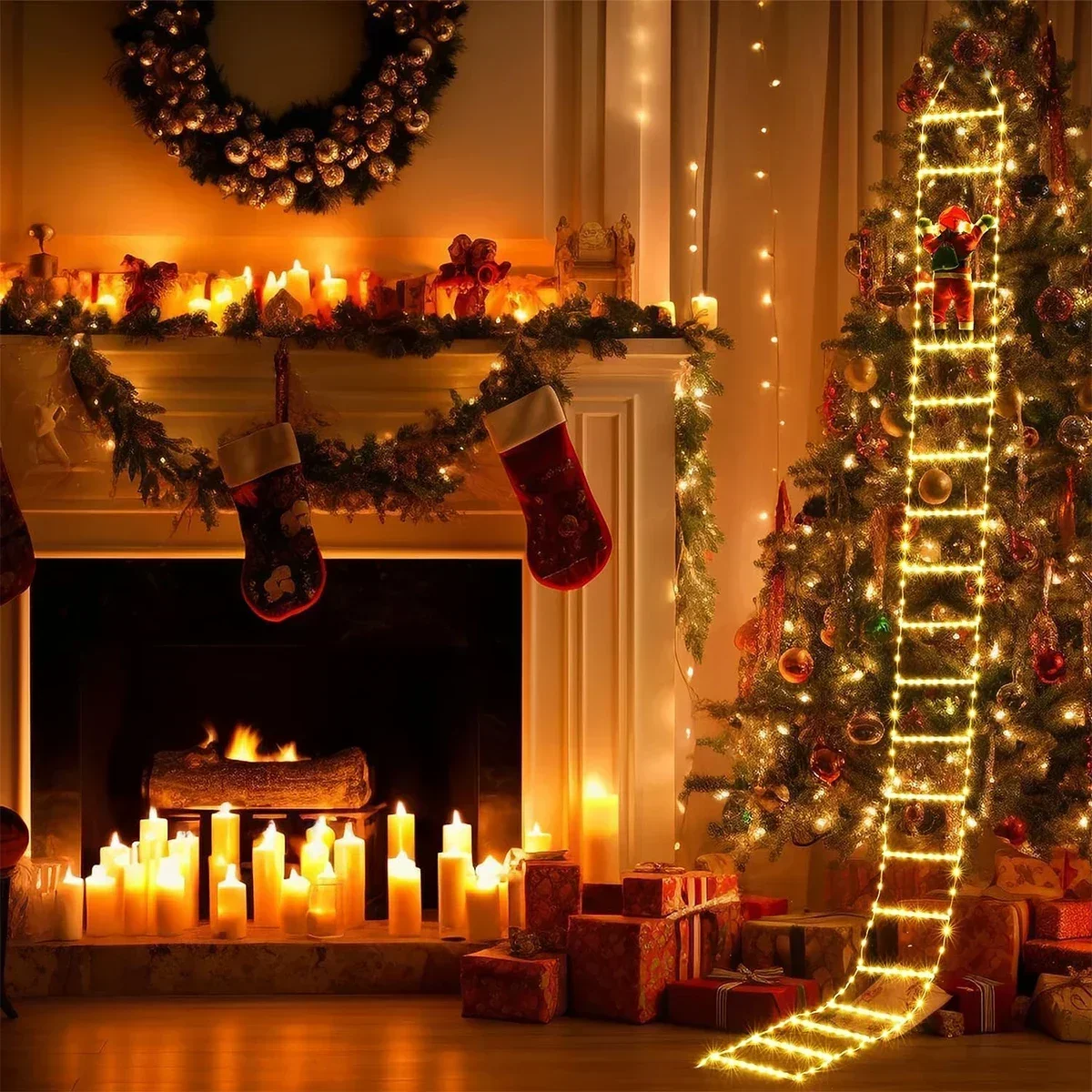 LED Ladder Light for Santa Cla - đánh giá và giá String Light Outdoor