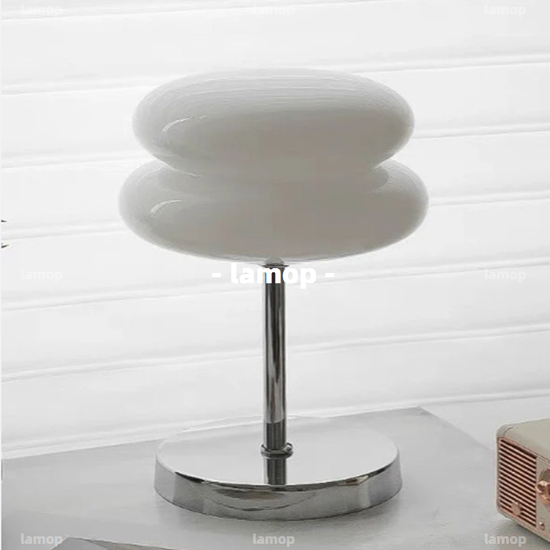 Bauhaus Cream‑Globe Table Lamp - đánh giá và giá Lighting Decor Living Room