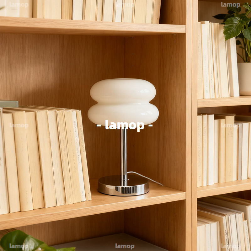 Bauhaus Cream‑Globe Table Lamp - đánh giá và giá Lighting Decor Living Room