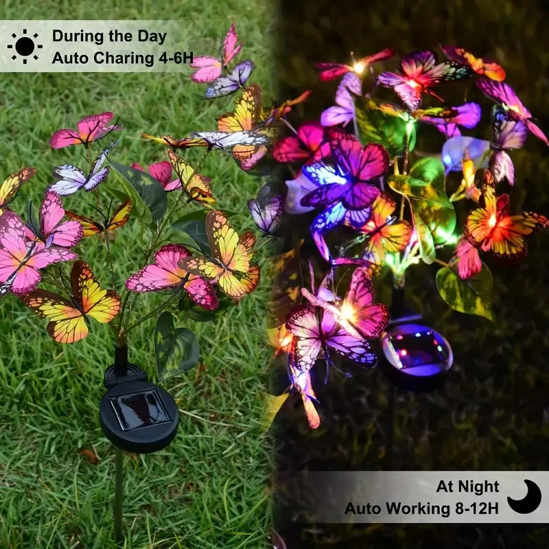 Solar LED Butterfly Garden Lig - đánh giá và giá String Light Outdoor