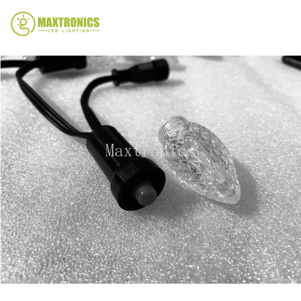New 50leds/String C9 DC12V WS2 - đánh giá và giá Decor Lighting Address