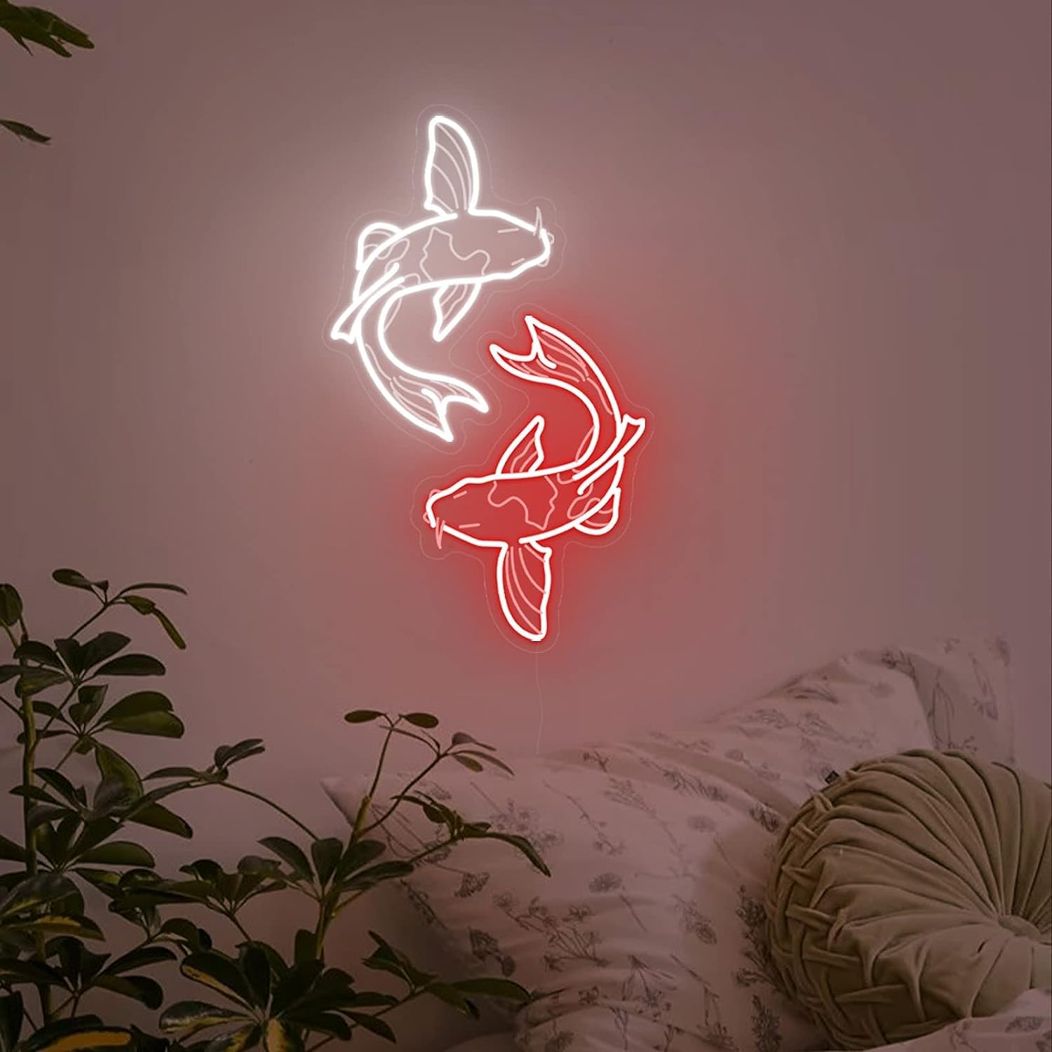 Koi Fish Neon Sign USB LED Neo - đánh giá và giá Restaurant Lighting Decoration