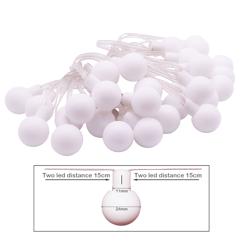 WS2812B Dream Màu RGB LED Bóng - đánh giá và giá Decor Lighting Address