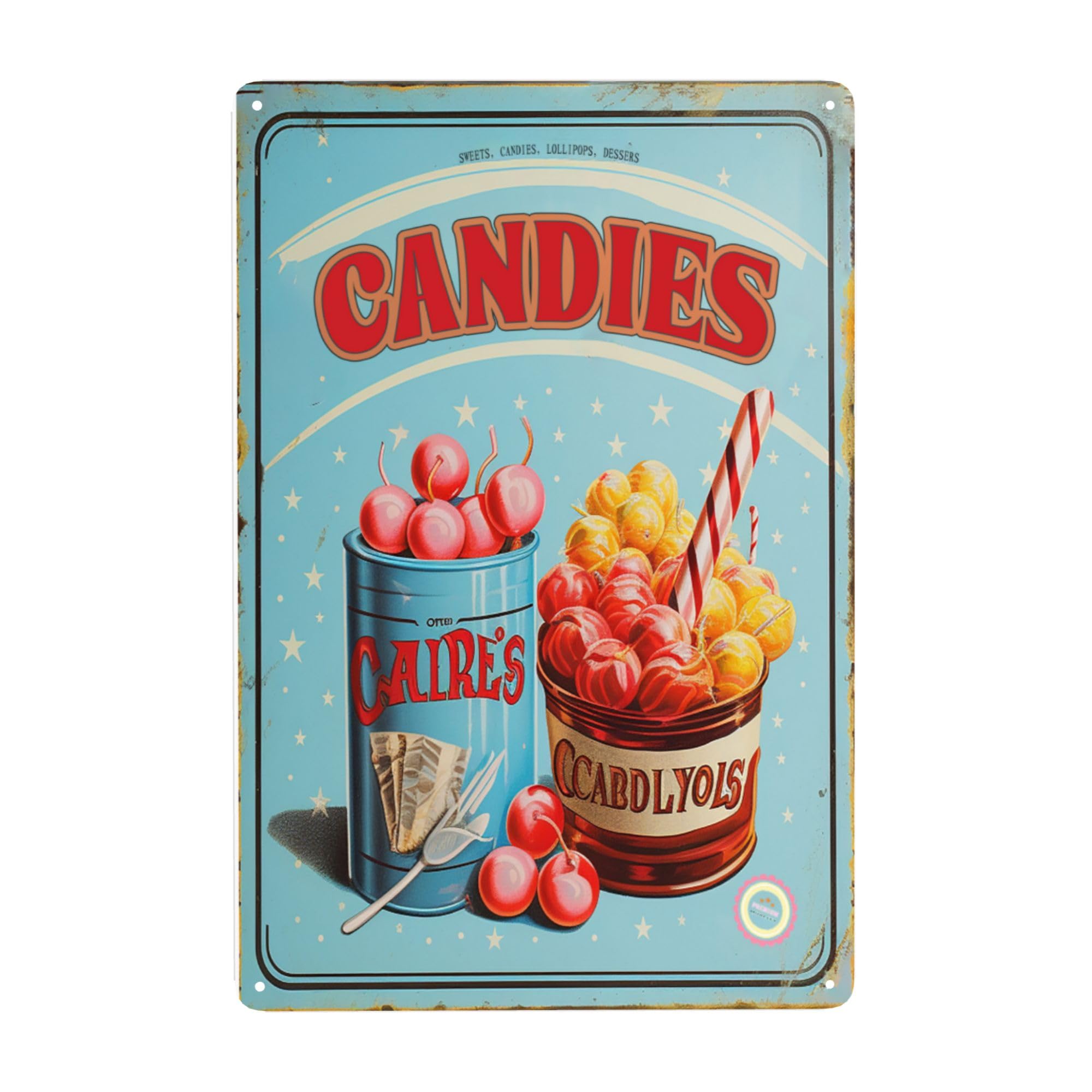 Decor ;; Candies Tin Signs,Lig - đánh giá và giá Restaurant Lighting Decoration