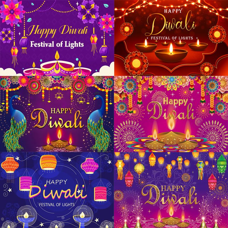 VIKAMA Happy Diwali Backdrop F - đánh giá và giá Lighting Decoration For Diwali