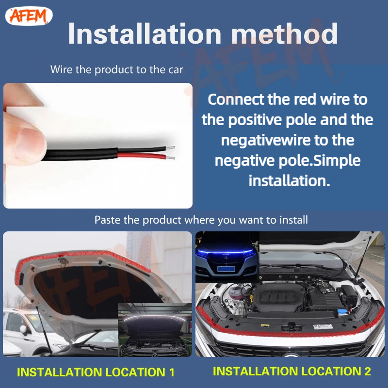 LED Auto Car Hood Lights Strip - đánh giá và giá Ambient Led Strip