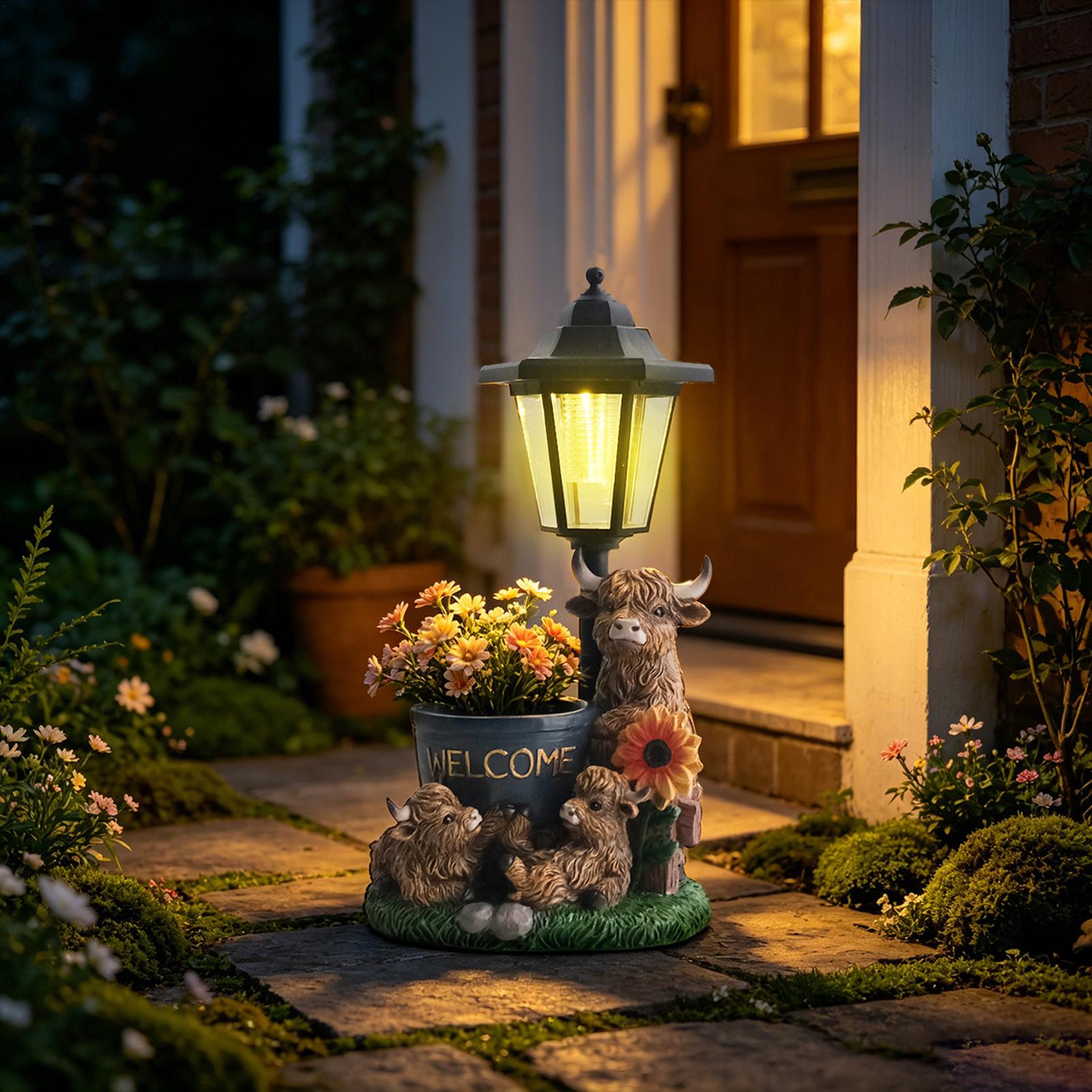 Solar Lawn Ornaments Decorativ - đánh giá và giá Up Lighting Decor
