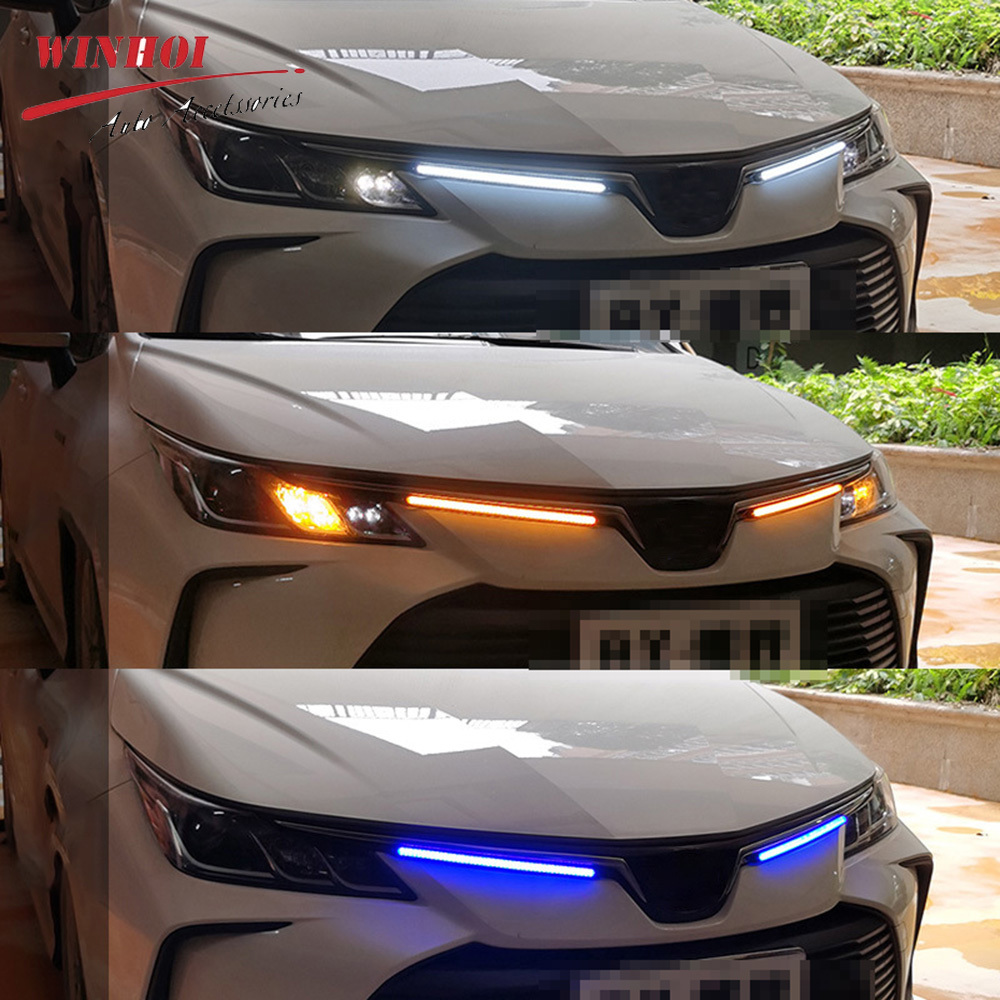 2PSC DRL LED Strips Car Daytim - đánh giá và giá Ambient Led Strip