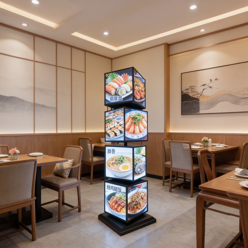 Custom Square Rotating Light B - đánh giá và giá Restaurant Lighting Decoration