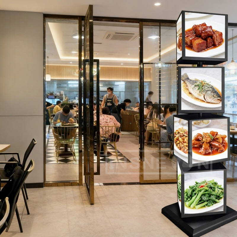 Custom Square Rotating Light B - đánh giá và giá Restaurant Lighting Decoration