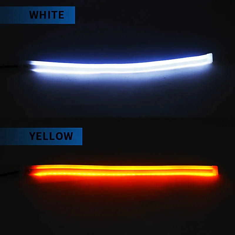 2 PCS DRL Car Flexible LED Day - đánh giá và giá Ambient Led Strip