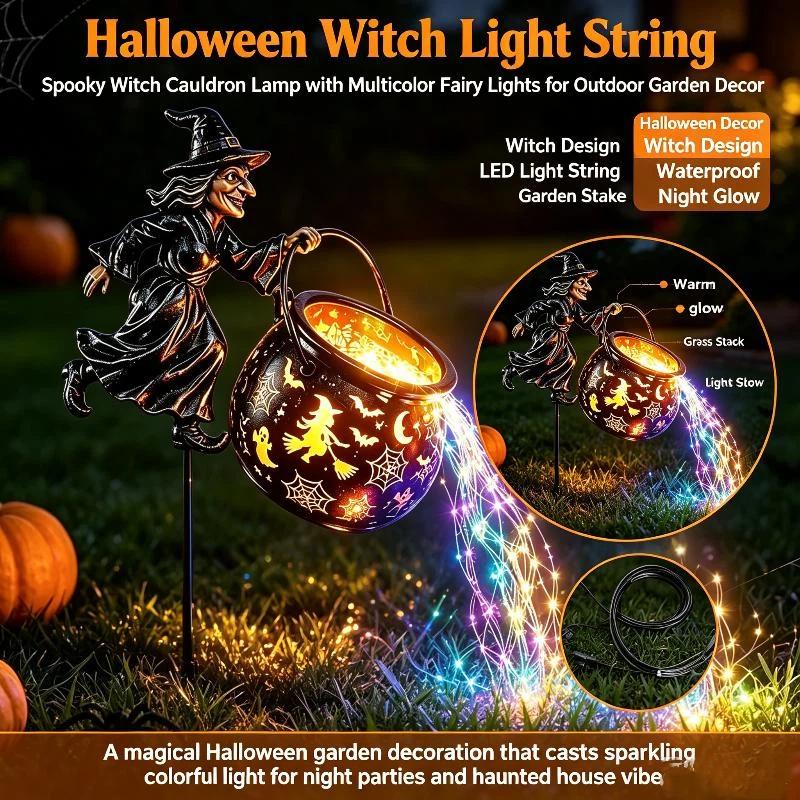 New Halloween Witch Cauldron S - đánh giá và giá String Light Outdoor