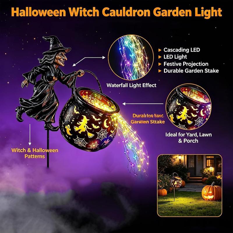New Halloween Witch Cauldron S - đánh giá và giá String Light Outdoor