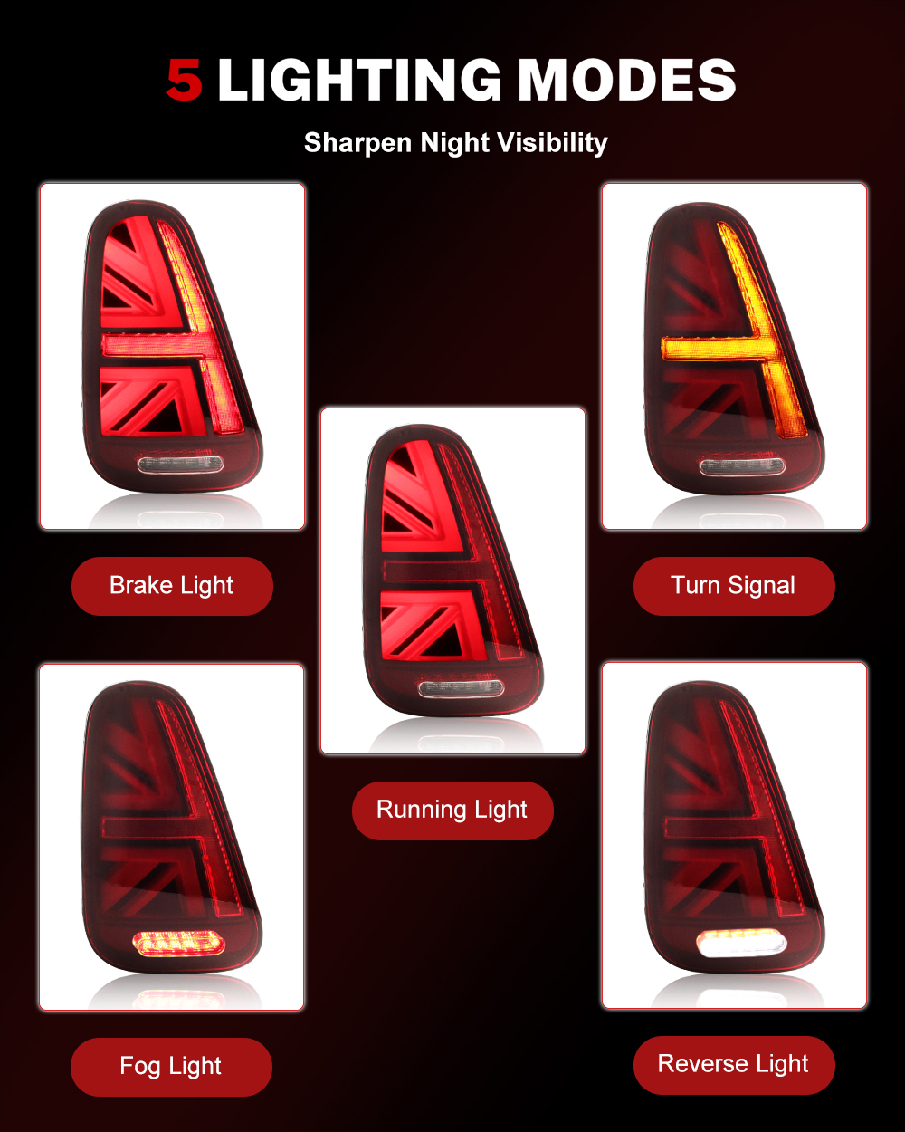iJDM Car Union Jack Rear Tail  - đánh giá và giá Union Lighting & Decor Collabs
