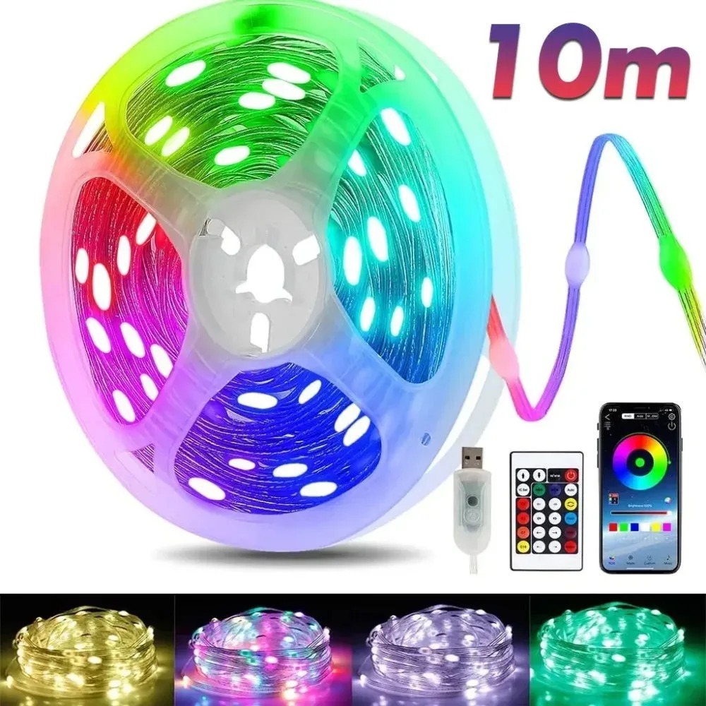 Addressable RGBIC LED Fairy St - đánh giá và giá Decor Lighting Address